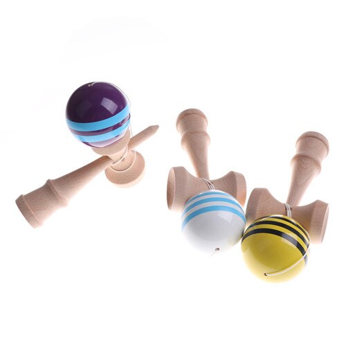 Wooden Kendama Coordinate Ball Kendama Japanese Traditional Juggling Kids Wood Game Balls Bilboquet Wooden Outdoor Sports Toys