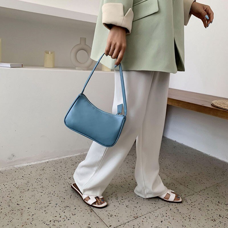 Retro Commuter Texture Chain Shoulder Bag For Women Spring main image 0