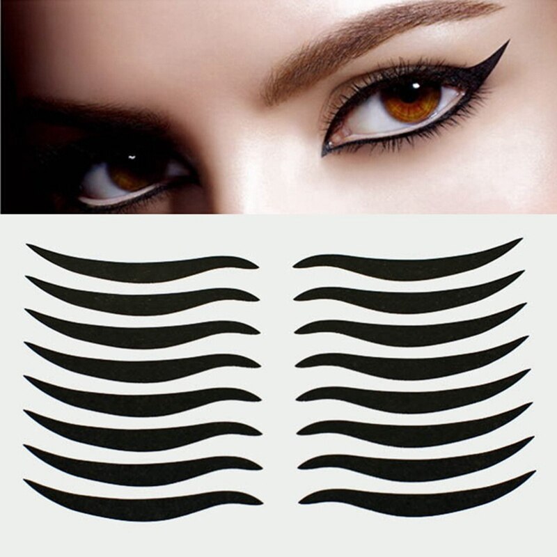 Zwarte Ogen Stickers Sexy Tijdelijke Dubbel Ooglid Tape Oog Cosmetische Makeup Tools