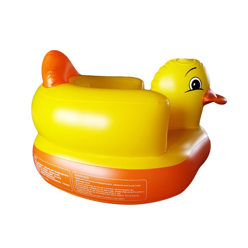 Asientos de bebé, sofá, silla de alimentación, asiento de Puff, cama infantil, nido de pato amarillo, sillón inflable para niños, cojín para sentarse
