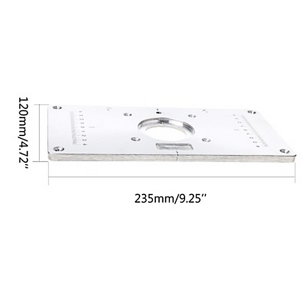 Woodworking Hole Opener Insert Plate 700C Aluminum Milling Machine Trimming Flip Board Woodworking Table Tol Table Board Machine