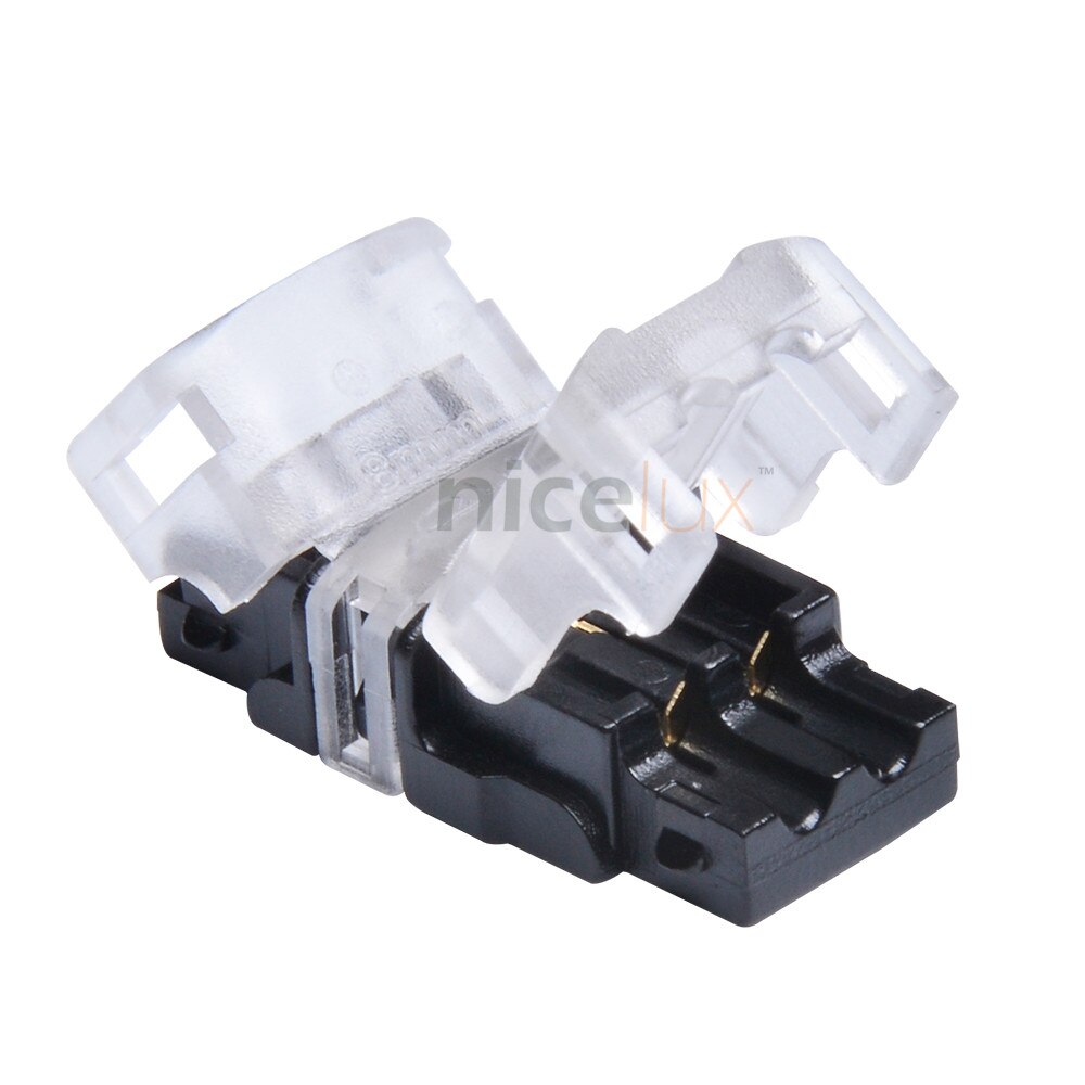 5 pcs Connector voor LED Strip 2 pin 8mm niet-waterdichte led connector 3528 voor strip light draad verbinding DIY LED Tape