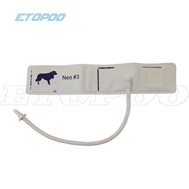 Veterinary Blood Pressure Cuff of Patient Monitor All Size Elephant Horse Dog Cat and Mouse for Small Animals with Single Tube: dog