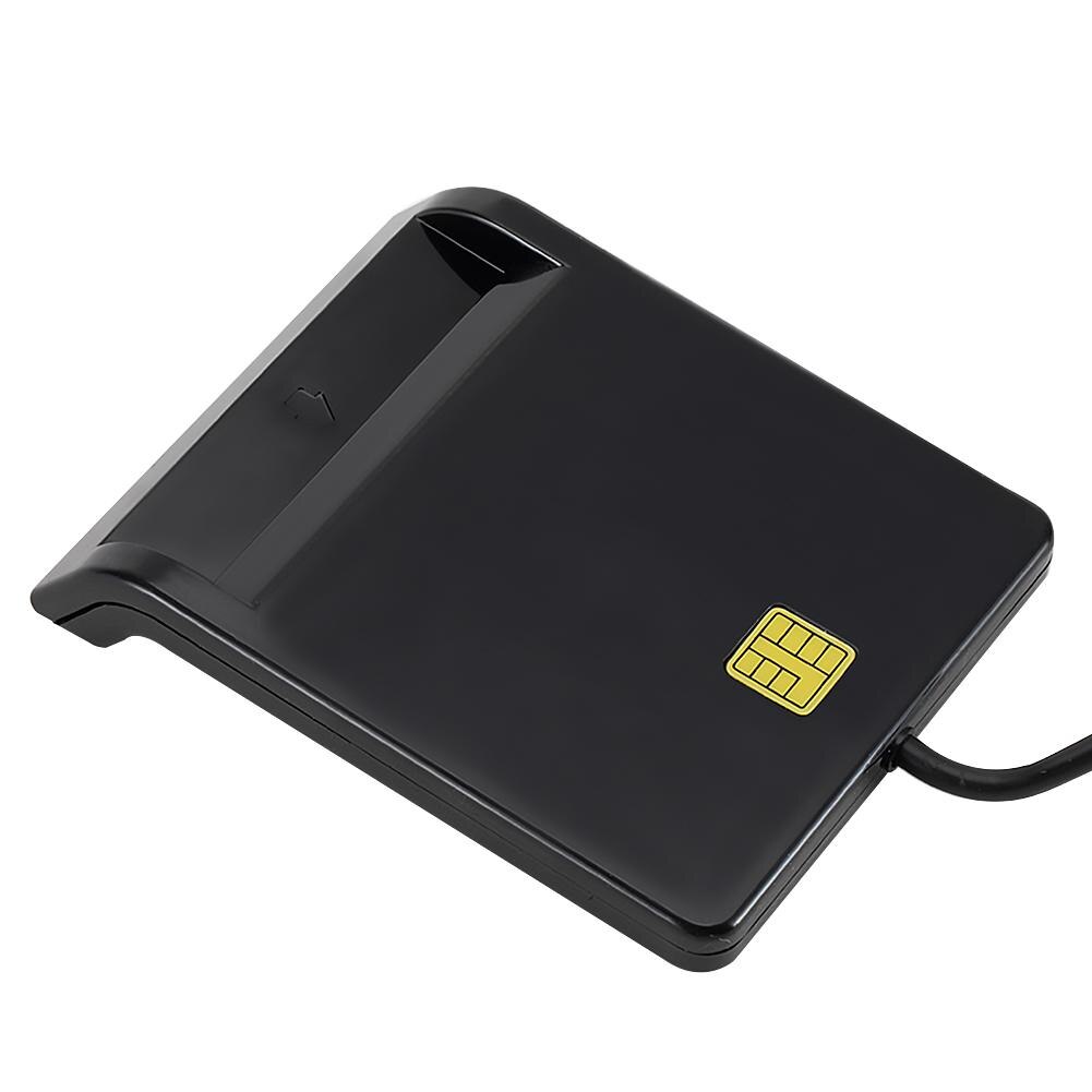 Draagbare Usb Smart Card Reader Voor Bankkaart Ic/Id Emv Kaartlezer Voor Windows 7 8 10 Linux os USB-CCID Iso 7816 Usb Kaartlezer