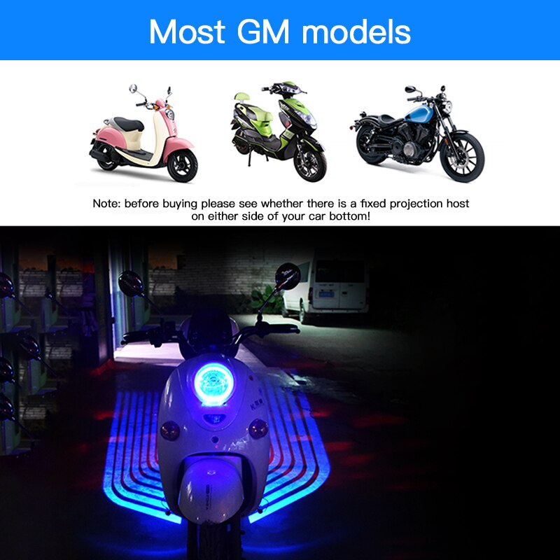 Moto lumière Moto Flexible ange aile lumière LED Moto lampe décorative bande lampe pour vélo Moto accessoires
