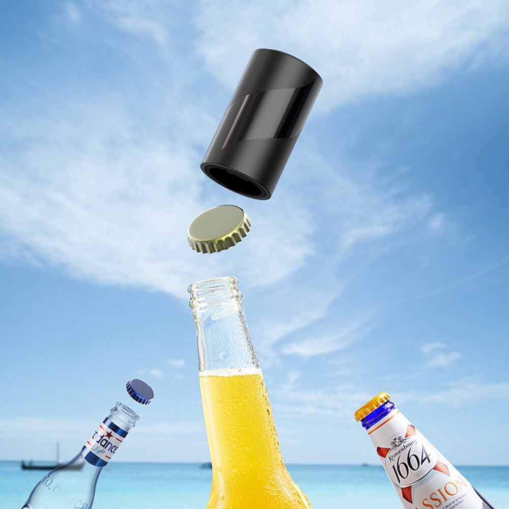 2/3Pcs Automatic Pop-up Bottle Opener Push Down Beer Soda Cap Opener Household Party Bar tools Kitchen Gadgets Accessories