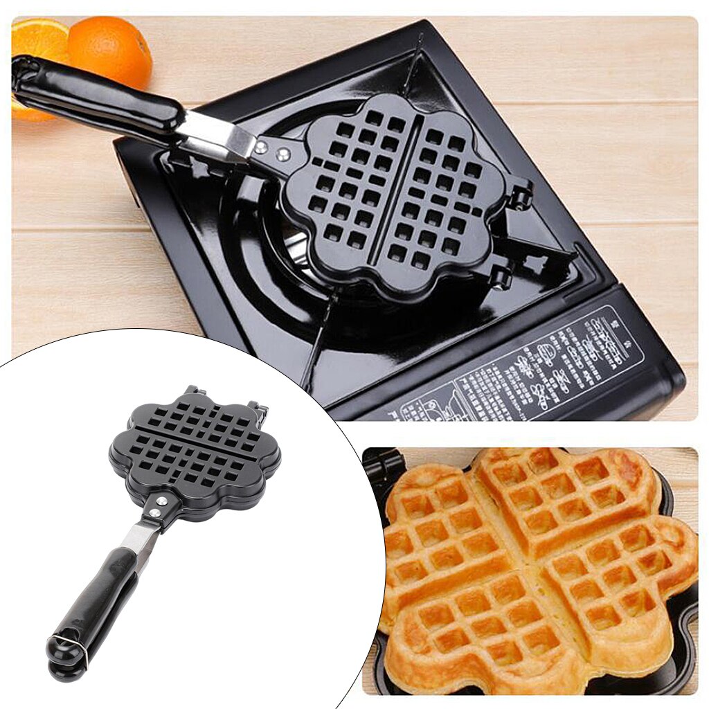 Keuken Non-stick Wafelijzer Pan Mould Druk Plaat Wafel Maken Mold Cake Maken Zelfgemaakte Diy Baking Tool
