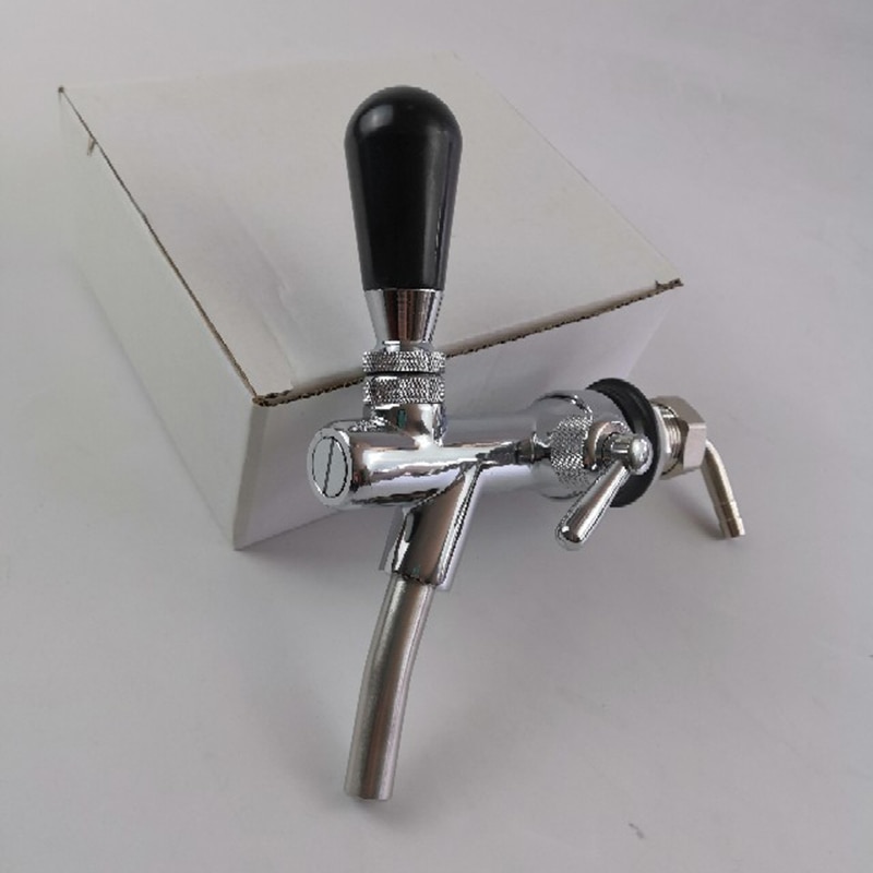 Aiyomi G5/8 Adjustable Beer Faucet Adjustable Beer Faucet Chrome Beer