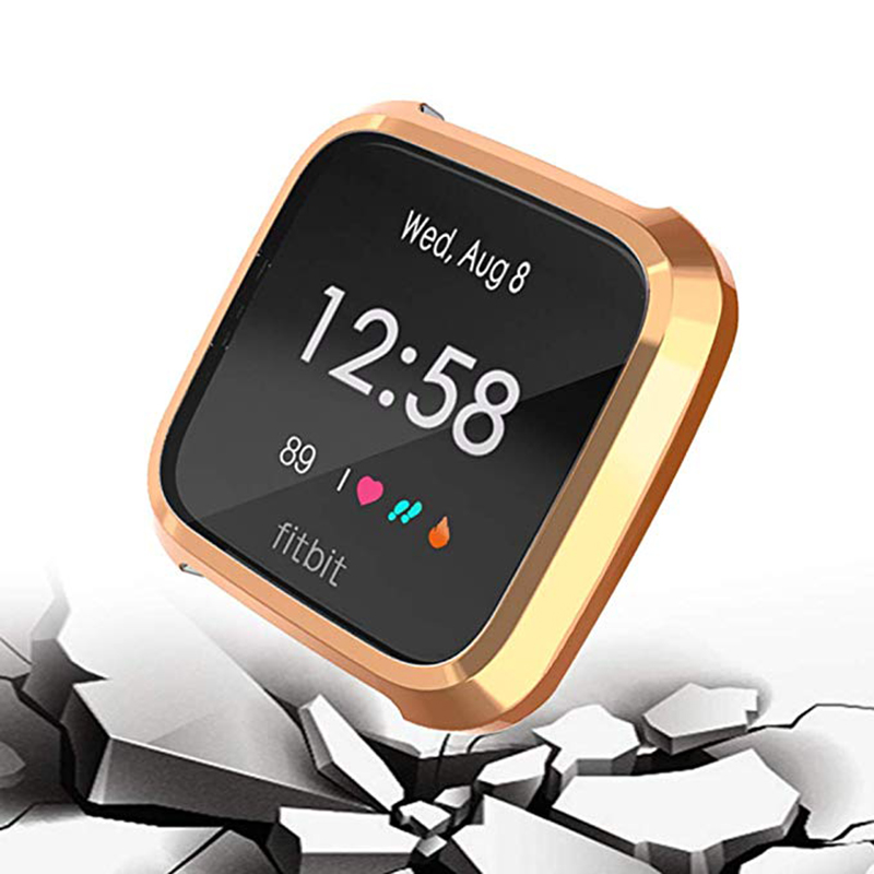 Für Fitbit Versa Lite Schutzhülle Uhr Screen Protector TPU Silikon Schutz Klar Fall Abdeckung Shell Anti Scratch Abdeckung