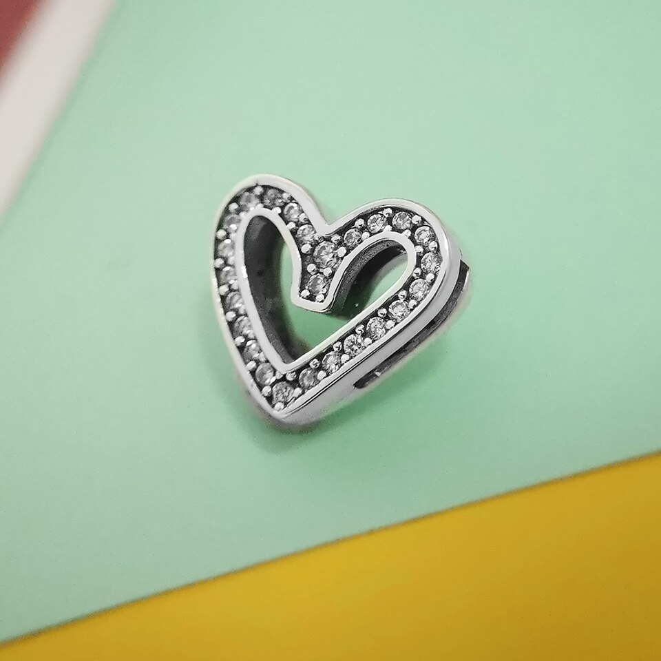 925 Sterling Zilver Sparkling Cz Liefde Charms & Kralen Originele Reflectie Fit Originele Zilveren Armbanden Hanger Sieraden Maken