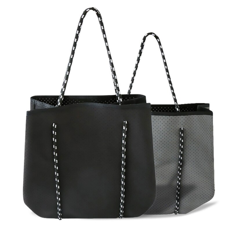 Femmes Pratique Néoprène Sac De Plage En Plein Air En Néoprène Sac À Main Grande Capacité Décontracté Sac À Bandoulière De Maman Sac Sacs Composites