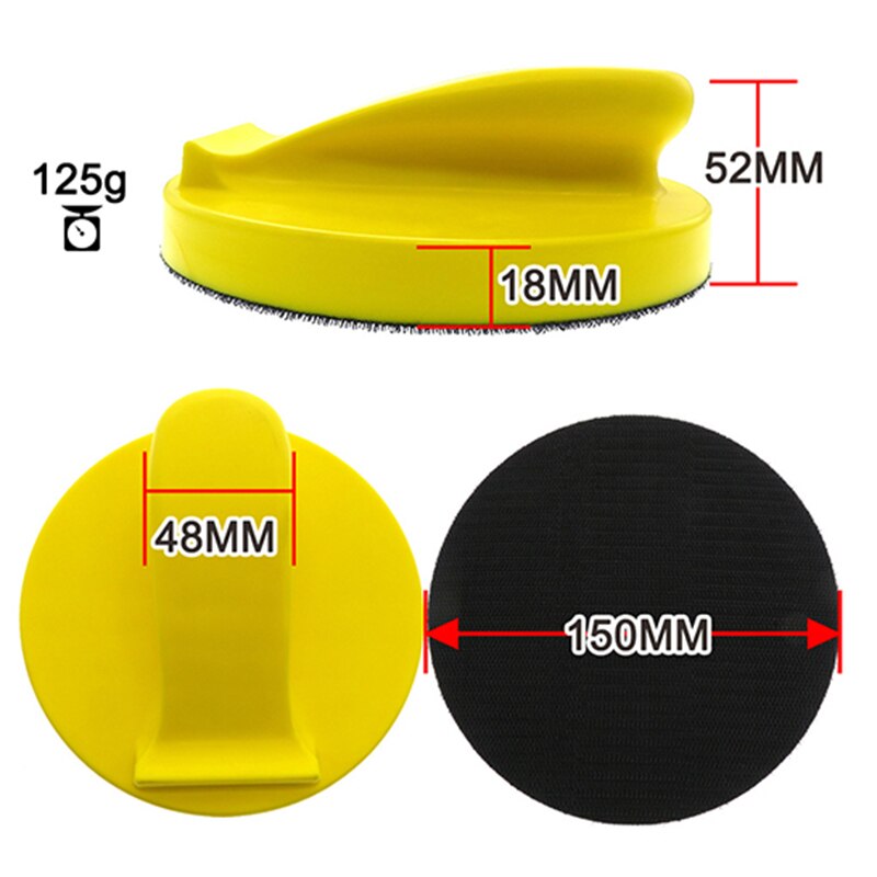 GYQAZSS 67x193mm Hand Sanding Block PU Foam Hand Grinding Block