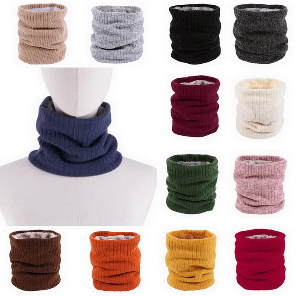 Winter Halswarmer Fleece Sjaal Voor Mannen Vrouwen Gebreide Masker Hals Cover Buis Hoofd Sjaal Voor Fietsen Skiën Wandelen