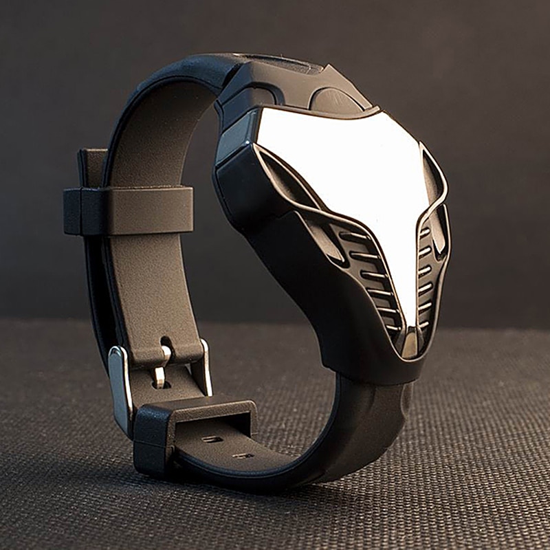 Unique Snake Men's Watch LED Resin Band Sport Men Watches Male Clock erkek kol saati montre femme
