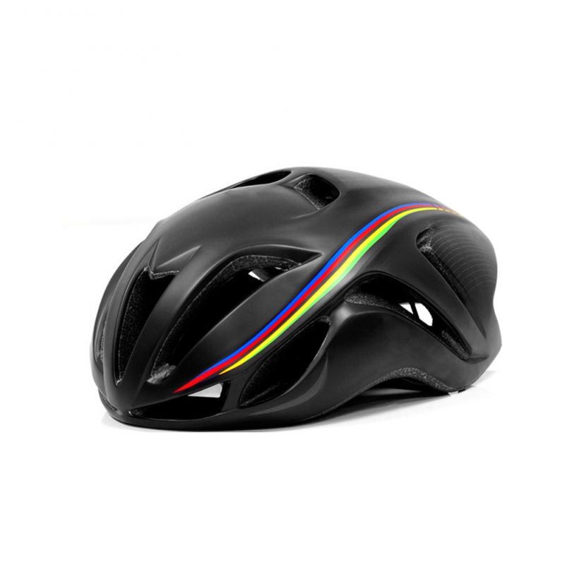 Ultraleicht Fahrrad Helme matt Schwarz Männer Frauen Fahrrad Helm Berg Rennrad Angeformten Radfahren Sicherheit Helme: schwarz 01