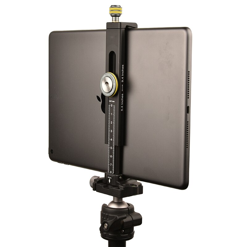 V2 Aluminum Universal Tablet Tripod Mount Lifting Tablet Base/Bracket for iPad Surface Pro