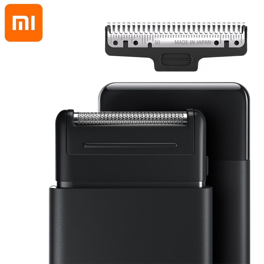 Original Xiaomi Super Thin Electric Shaver Men Rechargeable Black Waterproof Razor Beard Cutter