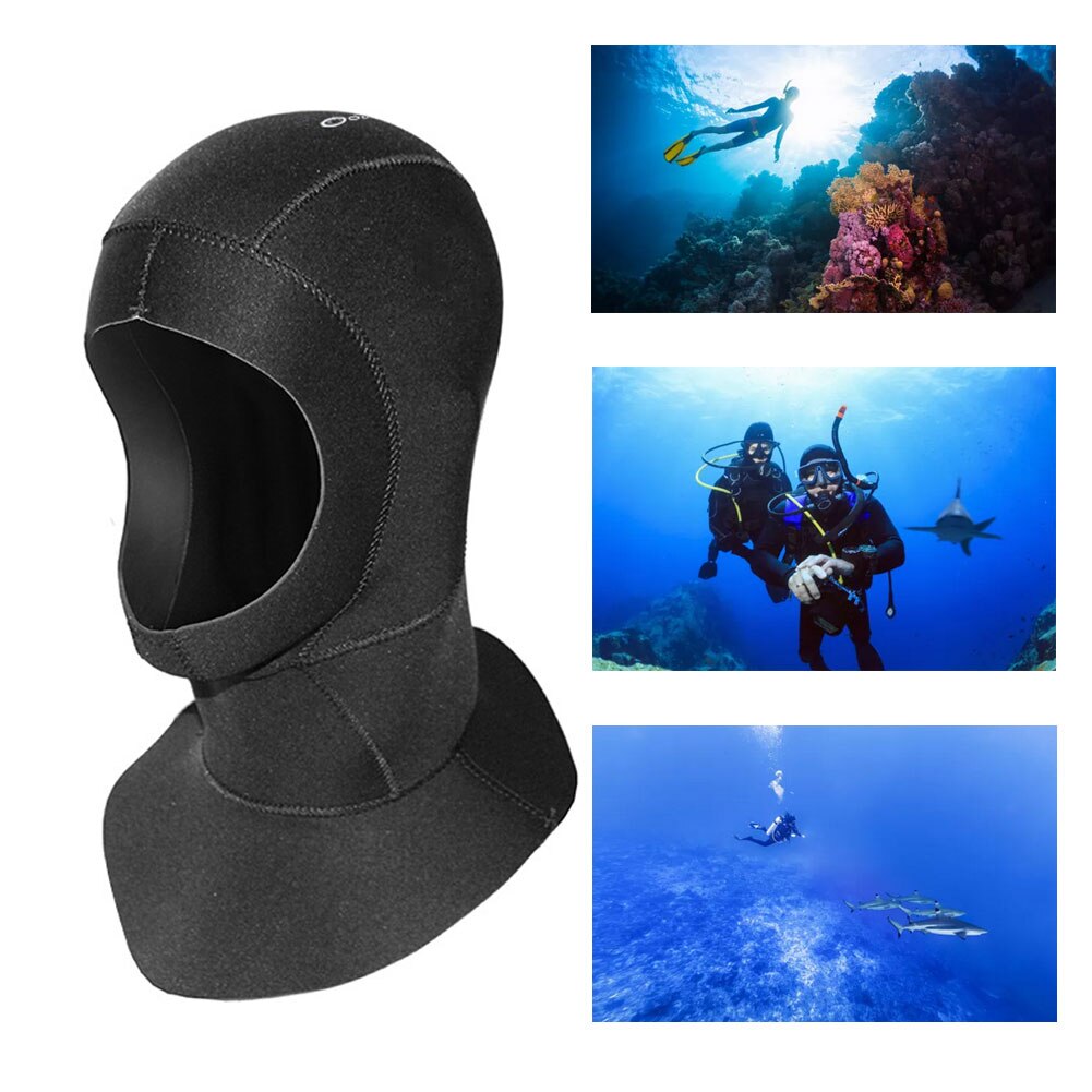 Wetsuit Hood Scuba Diving Hood 3mm Neoprene Diving Cap Hoods Dive Sporting Fishing Men Waterproof Keep Warming Hat Wetsuit Hood