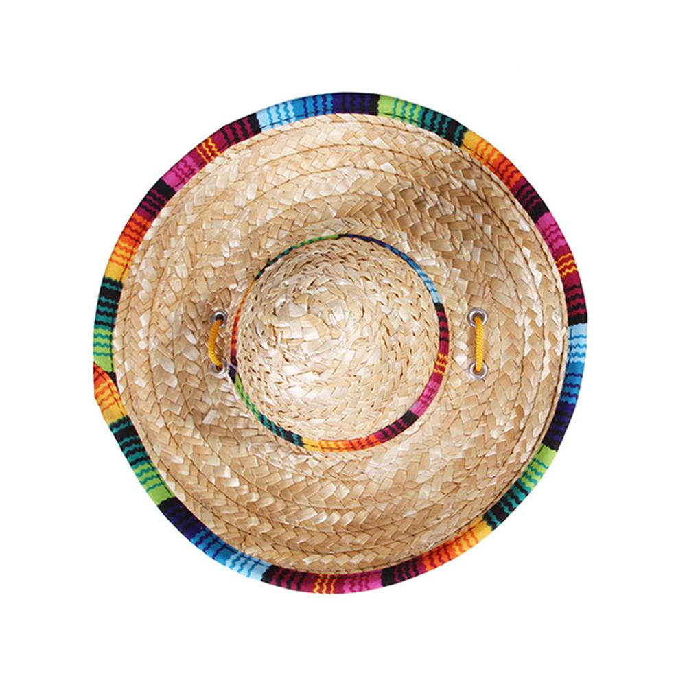 Kreatywne mini psy domowe słomkowy kapelusz sombrero kot niedz kapelusz impreza na plaży kapelusze słomkowe szczenięta w stylu hawajskim kapelusz psy koty akcesoria