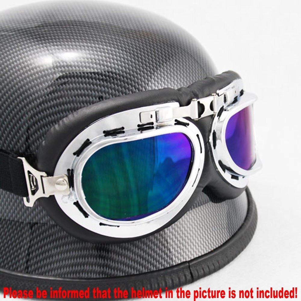 Gafas de estilo aviador Vintage para hombre y mujer, casco para deportes, esquí, snowboard, patinaje, gafas de vuelo Retro, a prueba de viento