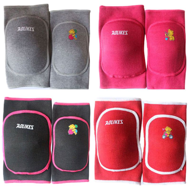 Kind kinderen sport kniebeschermer dans training spelletjes katoenen sport kniebeschermer kniebeschermer kniebeschermers accessoires
