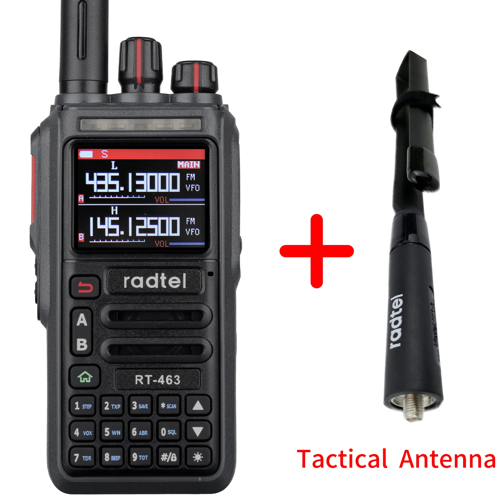 Radtel RT-463 8w Vollband-Amateurfunk 199CH Amateur Walkie Talkie AM Air Aviation Band Satcom NOAA Wetterkanal: YELLOW / EURO