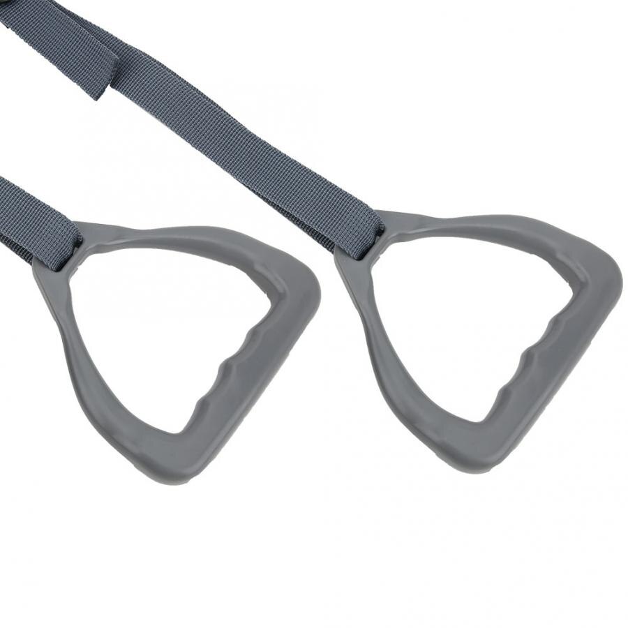 1 Pair Pull-up Hand Ring Fitness Gymnastic Rings Rope Climbing Wall Hanging Ring Kids Outdoor Physical Training Accessory