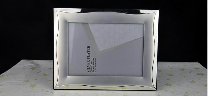 Goede luxe verzilverde metalen fotolijst fotolijsten MPF029