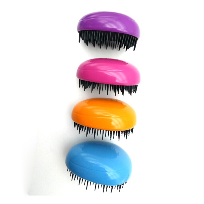 Brosse à cheveux en forme d'œuf, outil de coiffure antistatique, peigne démêlant, Salon, soins capillaires, voyage, 1 pièce