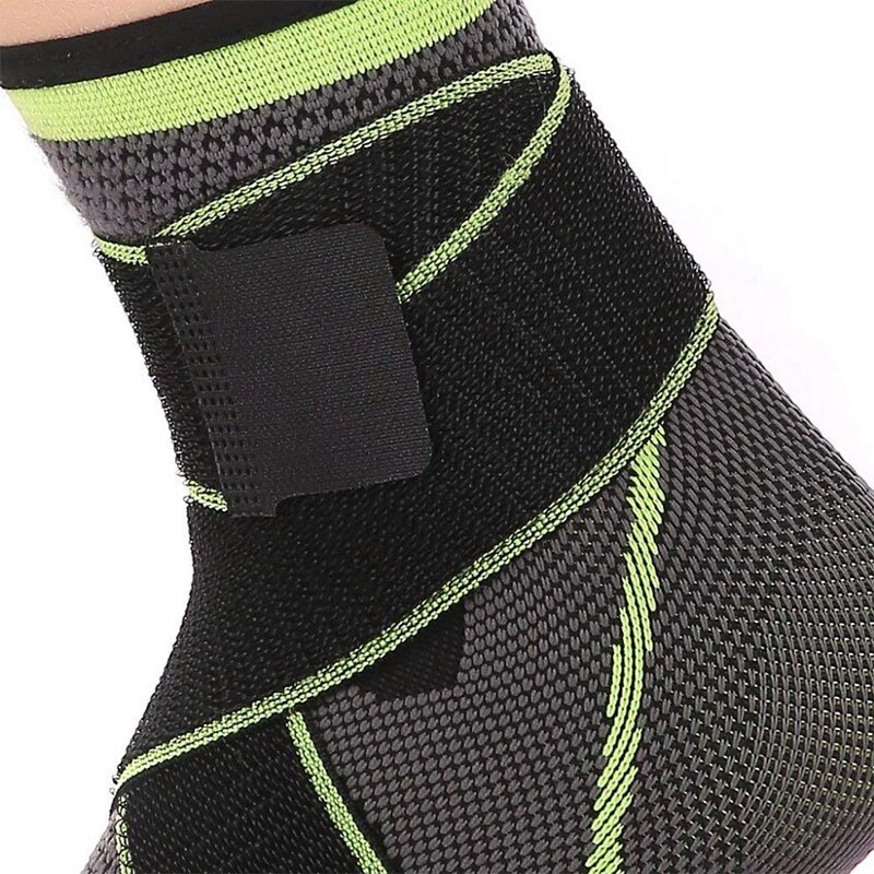 1 pc træningsankelbøjler kompressionsrem ærmer understøtter 3d vævede elastiske bandage fodtræning beskyttelsesudstyr gym fitness