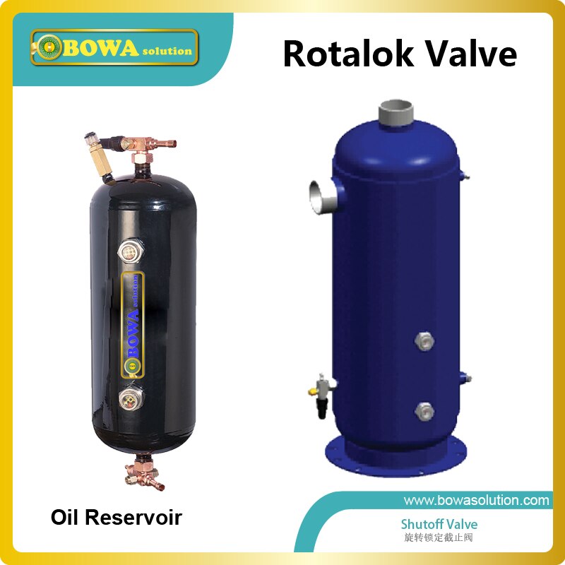 Rotalock Valves can be worked as suction and discharge valves of compressors, easy to access pressure gaug , pressure controls
