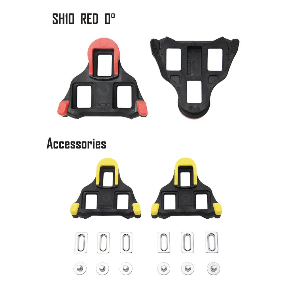Juego de calas para SHIMANO SPD SL, SM-SH10 SH11 SH12, Pedal de bicicleta de carretera, Dura Ace, Ultegra