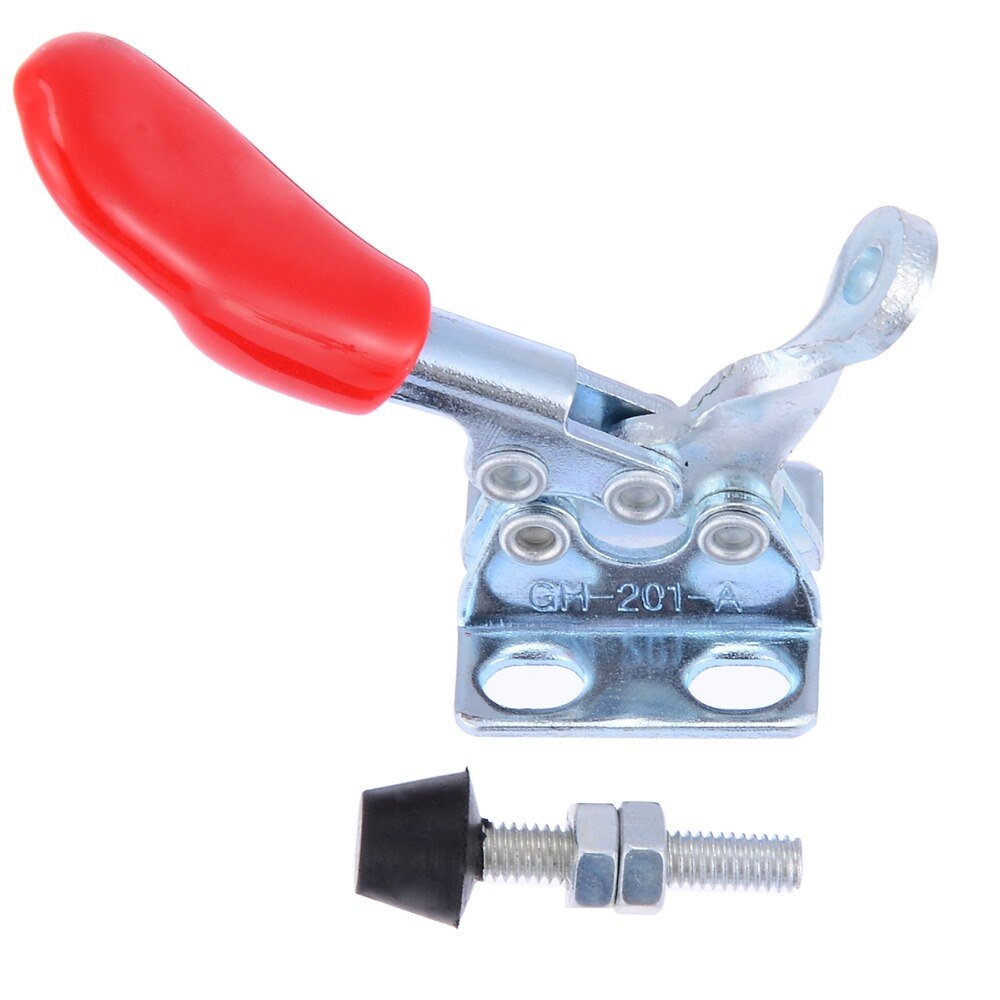 4pcs GH-201A Horizontale Quick-Release Toggle Klemmen Set 27KG Hand Clip Tool Verticale Toggle Clamp Gereedschap