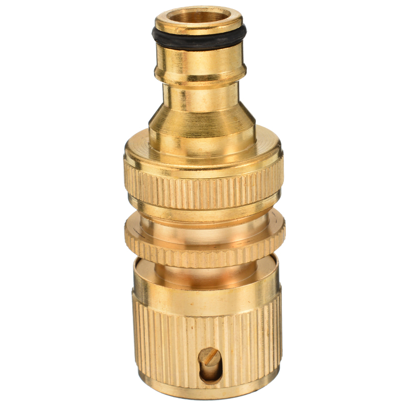 Grifo de latón de 3/4 pulgadas adaptador de conector rápido conectores de agua de jardín para sistema de riego