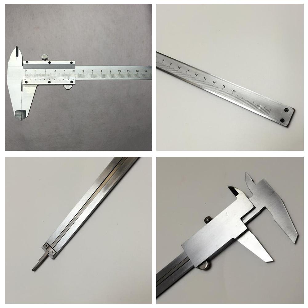 Stainless Steel Vernier Caliper Precision Measuring Tool for Inside Outside Depth Step Measurements 0-6
