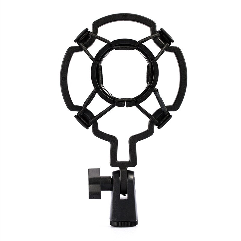 Universal Microphone Shock Mount Clip Holder 3Kg Metal Shock Mount Microphone Stand Mic Shock Mount Bracket Holder: Default Title