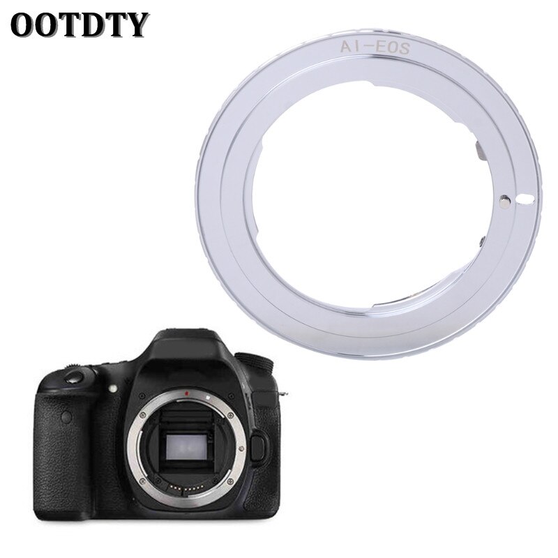OOTDTY VOOR AI-EOS Adapter voor Nikon AI AI-S F Lens Canon EF EOS Camera AF Bevestigen Ring