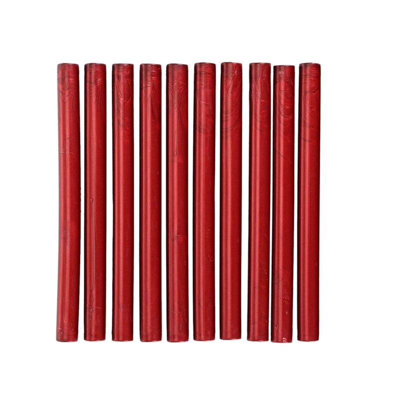 PORXFLY 12 stuks lijmpistool zegellak stokken voor wax zegel stempel, zegel wax sticks geweldig voor kaarten enveloppen, cadeau verpakking, bruiloft uitnodigingen (zwart