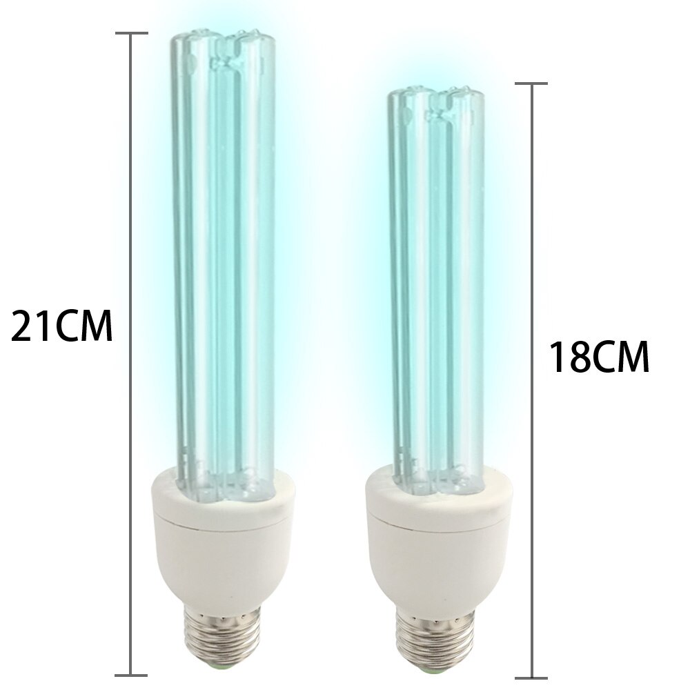 15w 25w UVC Sterilization Germicidal Bulb 110v 220v E27 E26 UV Lamp Clean Quartz Light With Timer remoter for 20m² 30m² Room