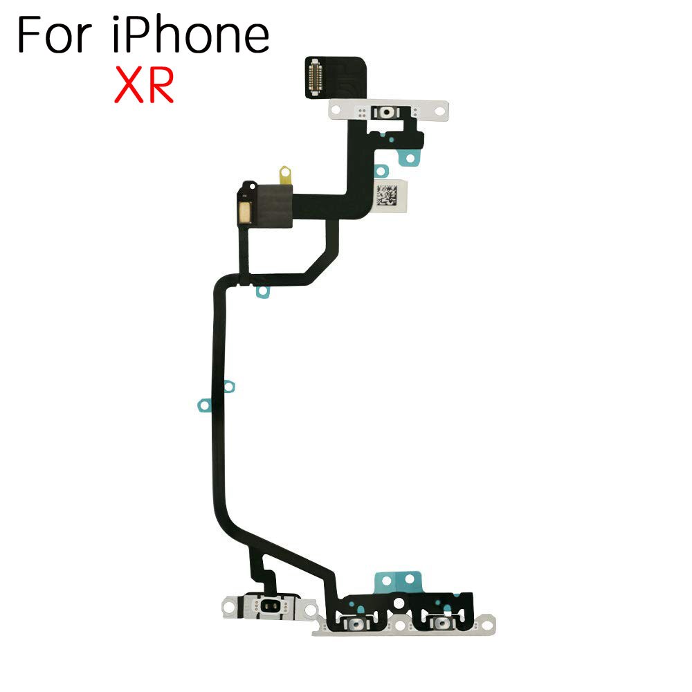 Power On Off Knop Zaklamp Flex Kabel Met Beugel Vervanging Voor Iphone X Xr Xs Max: XR