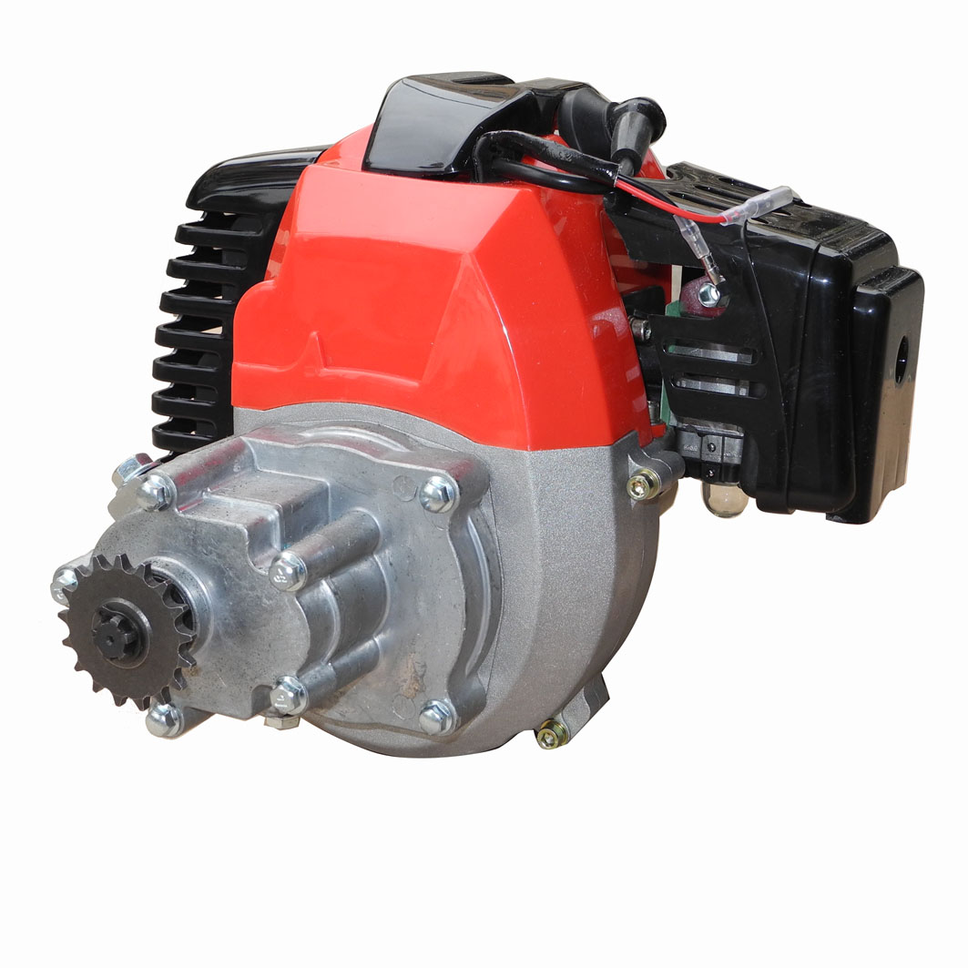 Moteur à 2 Temps avec Boîte de Vitesses pour Mini Dirt Bike, Pocket Bike, Pièces ATV, 1E44-5 49cc: vert militaire