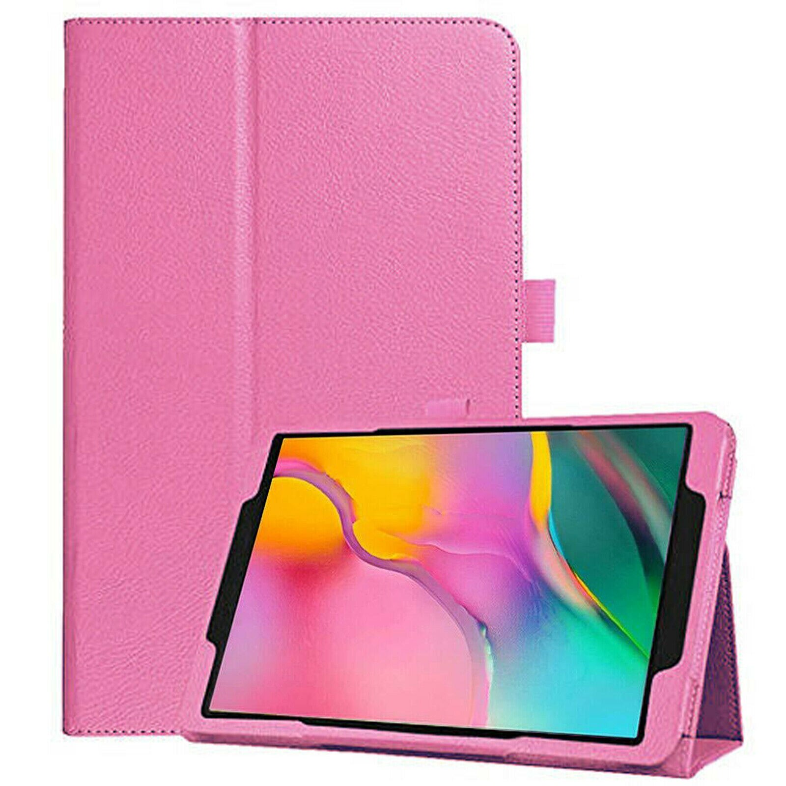 Do tabletu Samsung Galaxy Tab A7 2020 etui do Galaxy Tab A7 SM-T500 SM-T505 SM-T507 Funda pokrywy skrzynka Conque Capa + Film + długopis: Różowy