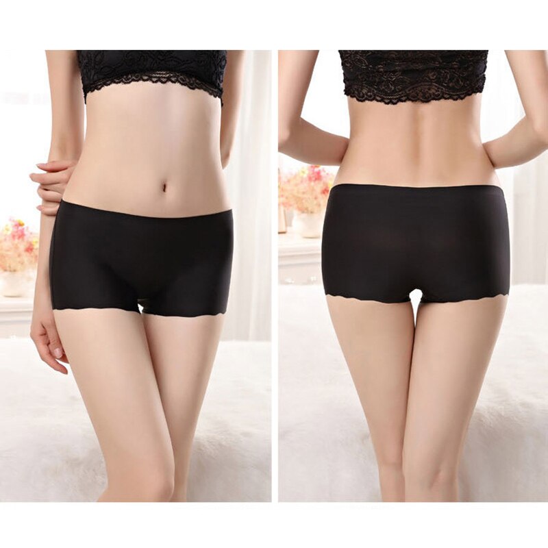 Seamless Short Pants Women Safety Panties Female Boyshorts Female Summer Under Skirt Shorts Lady Boxer Panties Healthy Lingerie