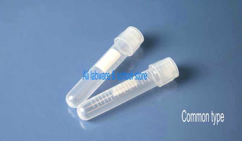 100Pcs Lab 12Ml Plastic Schudden Buis Bacteriële Cel Cultuur Buis Voor Laboratorium Experiment