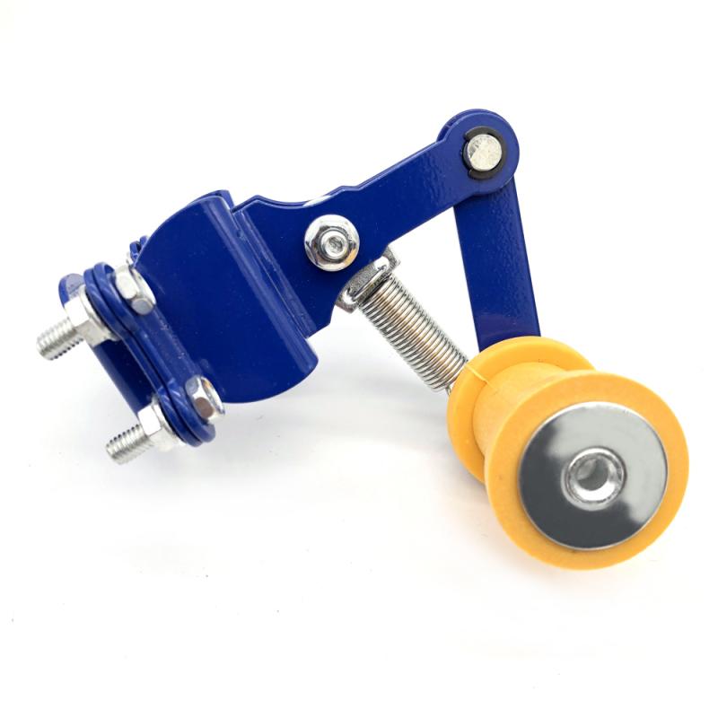 Mini Motorfiets Onderdelen Kettingspanner Automatische-Slip Spanner Richter Chain Guide Keten Automatische Regulator Roller Spanner: Blauw