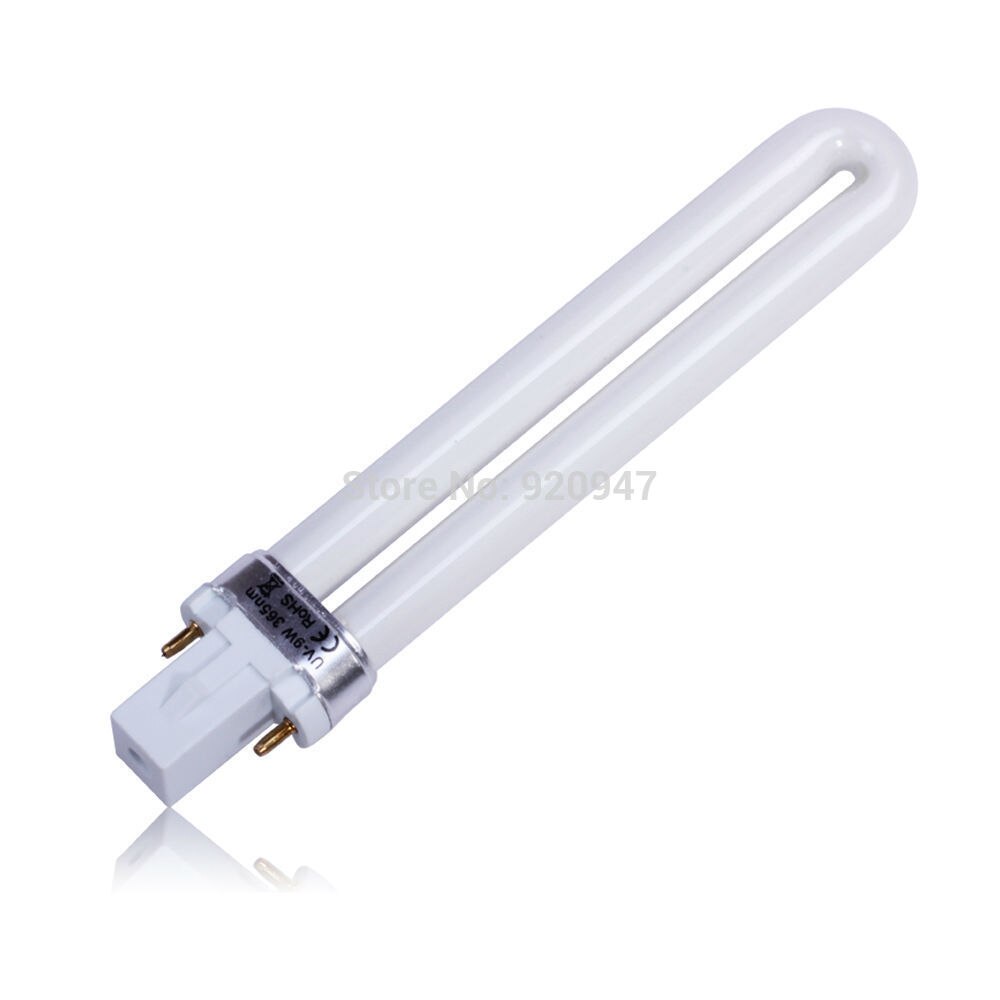 1 x 9w (36w)  -vormige lampbuis voor uv-gelmachine, nagelkunstuithardingslamp