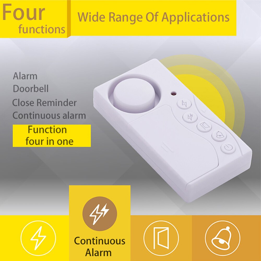 Wireless Smart Doorbe Home Window Door Burglar Security Sensor Alarm System For Home Security System Intelligent Remote Control