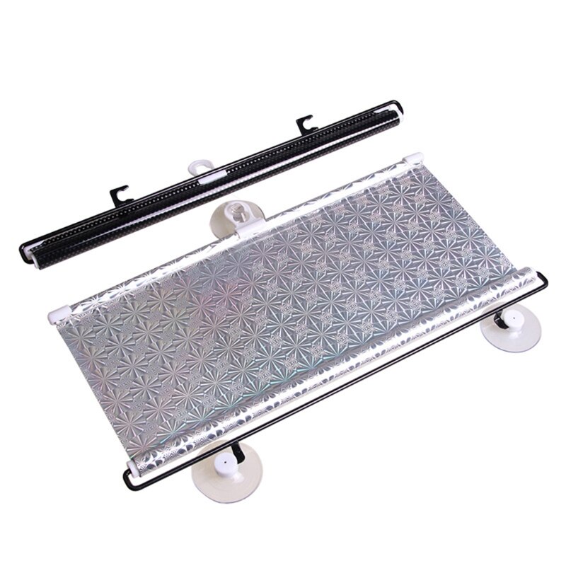 Auto Roller Zonneklep Intrekbare Anti-Uv Bescherming Zonnescherm Anti-Dazzle Geschikt Voor Voorstoel Bestuurder Of Passagier Veiligheid 28GC