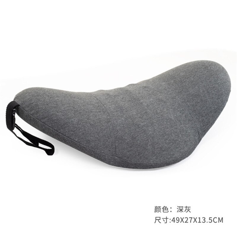 Pregnant Women Lumbar Support Back Pillow Office Chair Car Seat Cushion Memory Foam with Adjustable Strap: 2