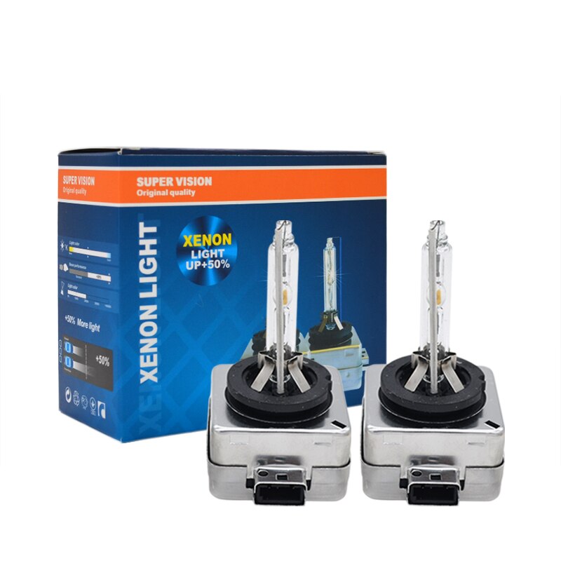 HCDLT – ampoule au xénon HID 55W D1S, ampoules au xénon pour phares de voiture 4300K 6000K 35W D3S HID 8000K D1 D3S, 2 pièces